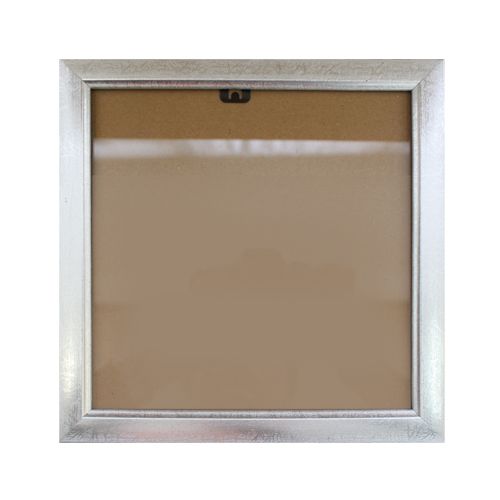 IP1-1-S Рамка со стеклом, пластик 25*25 см, серебро